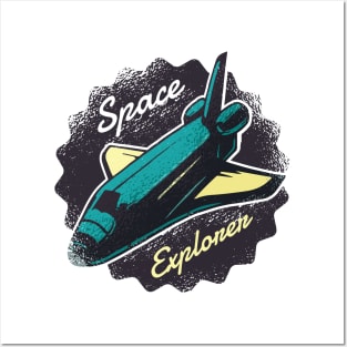 Space Explorer Shuttel Posters and Art